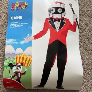 Spirit Kids Red and Black Tooth Monster Costume